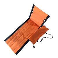 Magideal - Silla De Piso Con Respaldo Silla De Camping Portátil Para Césped Pesca Senderismo 38 Cm X 110 Cm X 40 Cm Naranja 38Cmx110Cmx40Cm