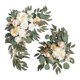 thumbnail image 2 of 2 Piezas De Corona Artificial Para Decoración Del Hogar, Adorno Para Puerta Delantera, Flor, Estilo De Ventana A, 2 of 5
