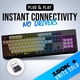 thumbnail image 2 of Teclado inalámbrico KLIM Chroma RGB Retroiluminado Gaming Black, 2 of 9
