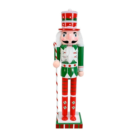 Wakeshome - Soldado Cascanueces Navideño Madera Adorno Arbol De Navidad