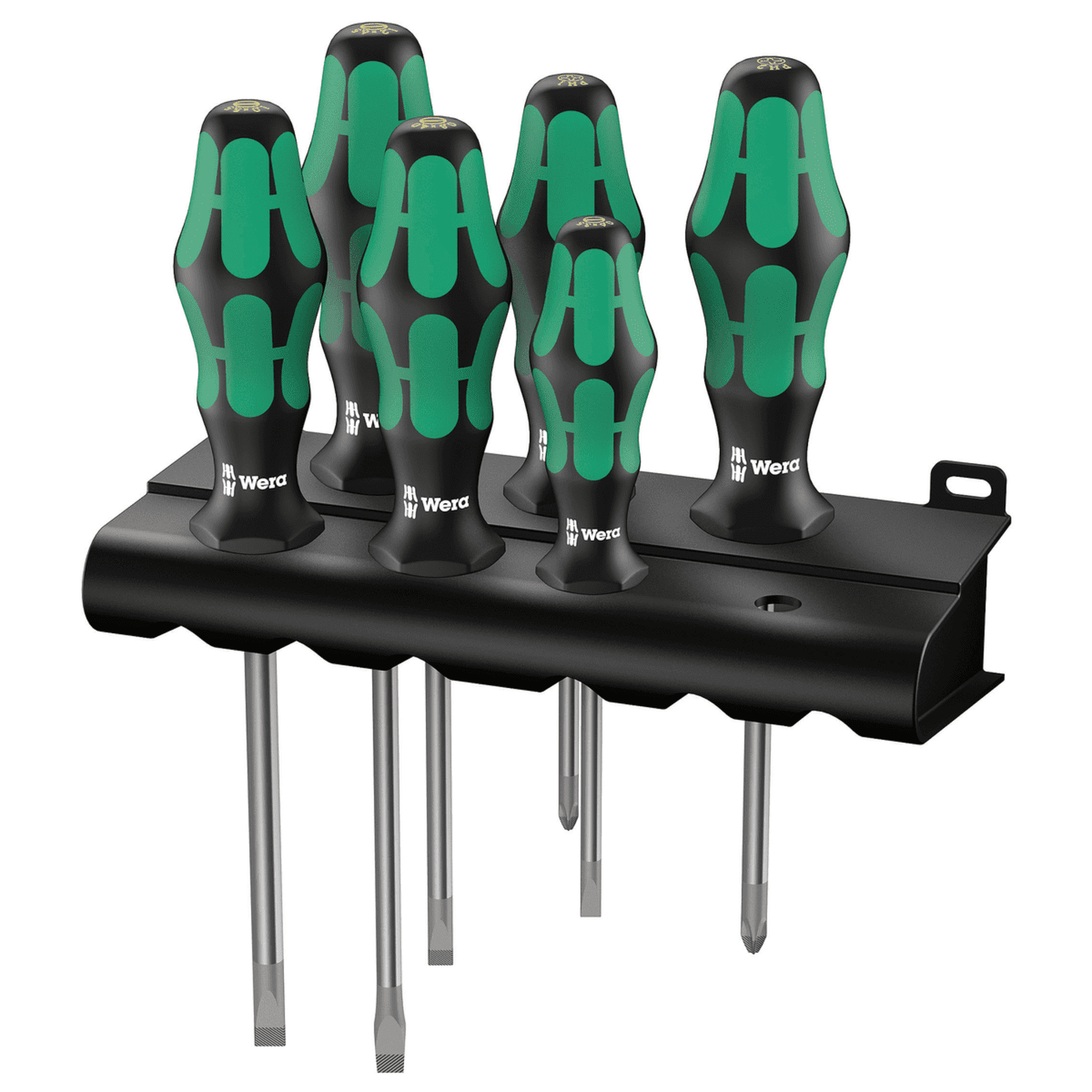 Wera - Set Destornilladores Phillips / Paleta (6 Piezas + Rack)