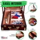 thumbnail image 3 of Easel U.S. Art Supply, francés grande de nogal, con cajón y paleta, 3 of 5