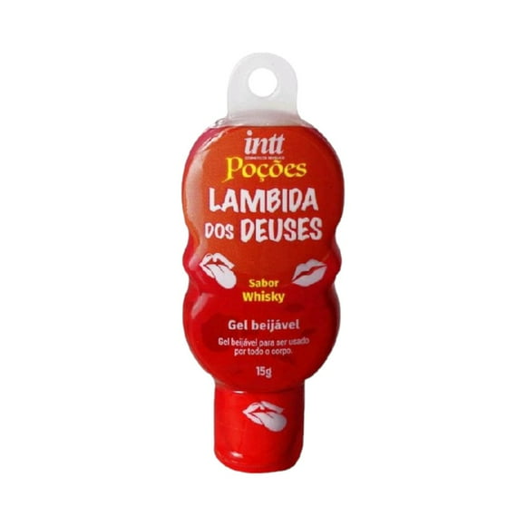 Gel Lamida de Los Dioses Sabor Whisky 15g para Sexo Oral