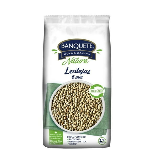 Lentejas 6 mm Bolsa, 1 Kg