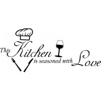 Rienda Libre Graphics - Decomural Seasoned With Love Kitchen Ws-51015