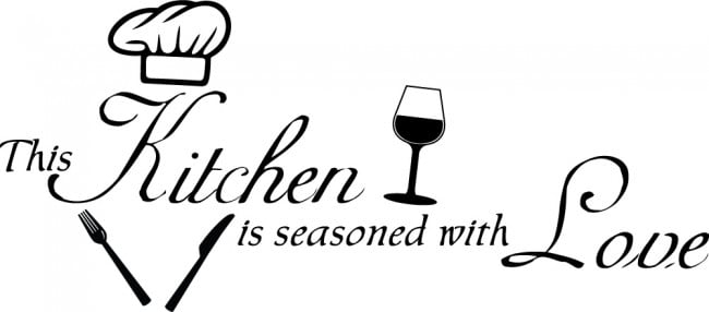 Rienda Libre Graphics - Decomural Seasoned With Love Kitchen Ws-51015