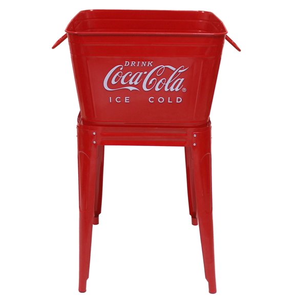 Bañera Leigh Country CP 98092 roja de acero de 40 litros con soporte