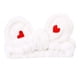 thumbnail image 1 of Diadema elástica de felpa para maquillaje, accesorio para el cabello para mujer y niña (blanco), 1 of 5
