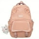 thumbnail image 5 of 1pc Girls Primary School Junior High School Students Schoolabg, Fashion Double Shoulder Bag, Large-capacity Multi-pocket Simple Solid Color Trendy Backpack, Cute Rabbit Ears Shape Backpack With Cute R, 5 of 5