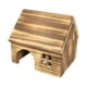 thumbnail image 5 of Casa de hámster de madera casa de madera cabaña de juguete decoración de hábitat de decoración de hábitat suministros refugio para mascotas para ratón S, 5 of 5