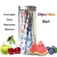 thumbnail image 1 of 24pcs, Fruit Flavored Pre-Rolled Cones, Tapered Paper With Tips On The Roll, Suitable For Regular Herb Grinder Flavor Paper, Translucent Pre-Rolled Cones, Cigarette Paper, Hornet Natural Unrefined Rol, 1 of 4