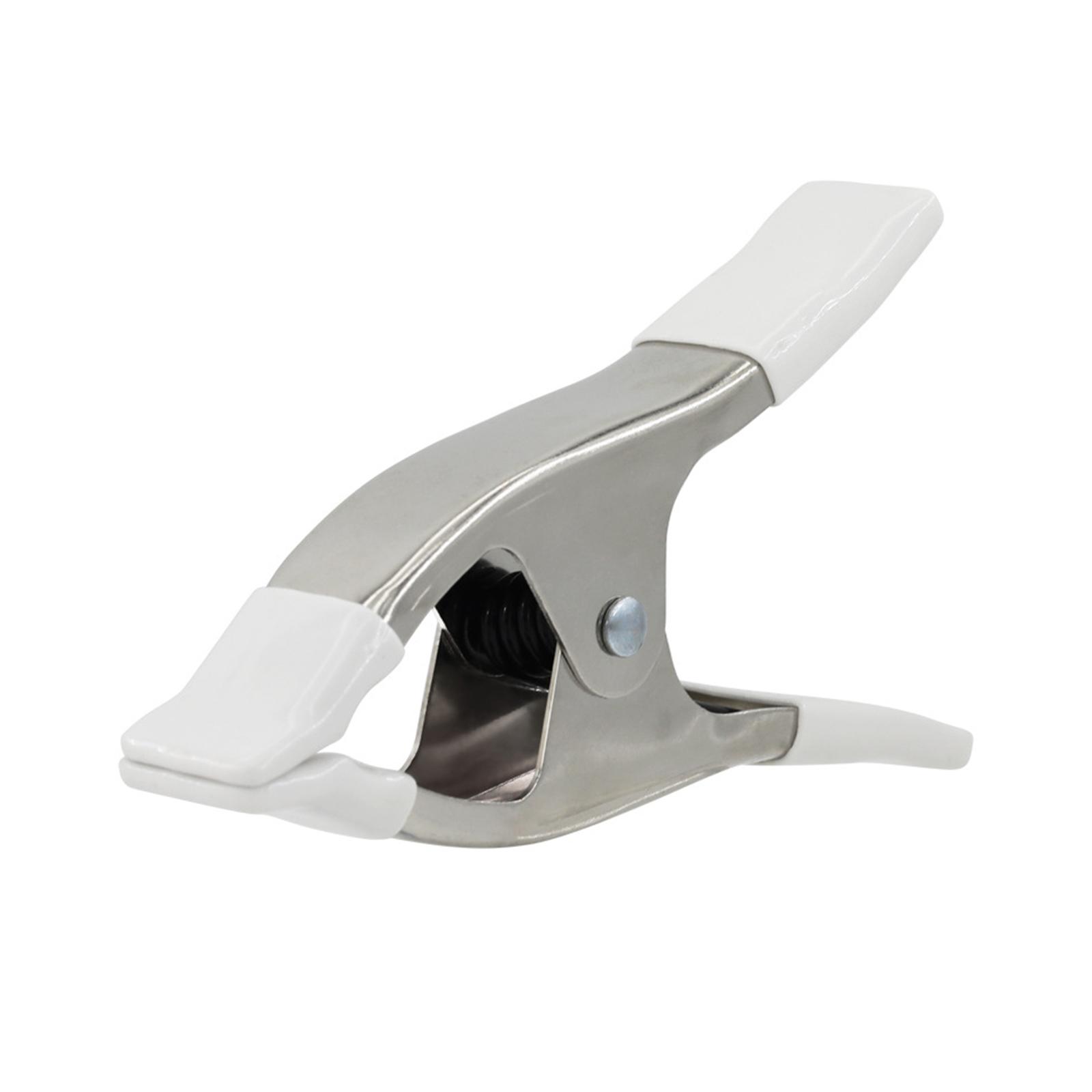 Magideal - Clip En Forma De Clip Para Telón De Fondo, Pinzas De Sujeción, Pinzas De Metal Para Trabajo Pesado, Mango Cómodo, Abrazadera De Resorte, Abrazadera De