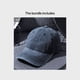 thumbnail image 1 of Men's Washed Pure Color Cap Baseball Cap, 1 of 5