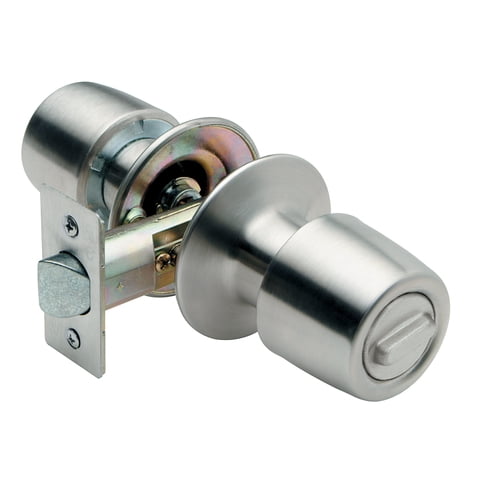 Cerradura Tubular Pomo Poli Urbano Baño/Dormitorio