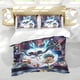 thumbnail image 5 of Amphibia Conjunto de sábanas temático, trío de piezas, cómodo y amigable con la piel, diseño único, regalo de decoración para el hogar para familiares, amigos y fans, 90 cm * 190 cm, 5 of 6
