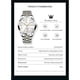 thumbnail image 3 of Reloj Hombre Acero Inoxidable Diamantes Fecha, 3 of 3