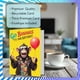 thumbnail image 3 of Tarjeta de felicitación Stuff4 Monkey Go Bananas ¡Es tu cumpleaños!, 3 of 7