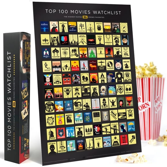Scratch Off Poster Curious Charts Commission IMDb Top 100