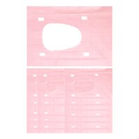 Magideal - 20 Fundas Desechables Para Asiento De Inodoro De 40 X 60 Cm, Antideslizantes Y Adhesivas. Rosado