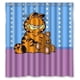thumbnail image 1 of Cortina de ducha Garfield, juego de cortinas de baño con ganchos, tamaño 66 x 72 pulgadas, 1 of 3