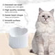 thumbnail image 3 of Cuenco De Cerámica Para Gatos Con Boca Oblicua Y Protección Para El Cuello Y Las Patas Altas, Cuenco Para Comer Y Beber, Antigolpes Y Antibarbilla Negra., 3 of 5