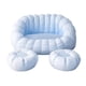 thumbnail image 4 of Puf Con Relleno, Moderno Puf Esquinero Para Dormitorio, Color Azul, 4 of 5