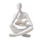 thumbnail image 1 of Estatuilla Estatuilla Humana Figuras Estatua Del Pensador Para Estante De Escritorio Sala De Estar 8.5cmx6cmx11.5cm Blanco, 1 of 2