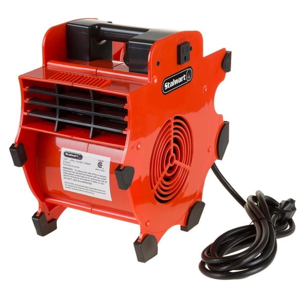 Secador de alfombras Blower Fan Stalwart de 3 velocidades para pisos de alta resistencia, 1600 W