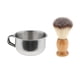 thumbnail image 5 of 2 Unids Hombres Barba Aseo Bigote Madera Afeitado Cepillo Taza Taza Taza Conjunto, 5 of 5