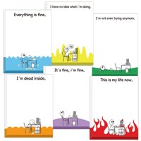 Sticky Notes Asdream Funny Sarcastic Work Office, 12 Paquetes