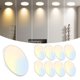 thumbnail image 1 of Luz de techo LED WKONCLDY 7.5" 5 colores ajustables 110V, 1 of 6