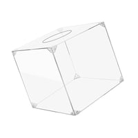 Bothyi - Alcancía De Acrílico Transparente Para Donaciones, Ideal Para Niños, Niñas Y Niños, Tarjetas De Presentación De 20 X 20 X 20 Cm.