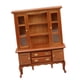 thumbnail image 5 of Gabinete De Casa De Muñecas Modelo 1:12 Gabinete De Madera Para Decoración De Dormitorio Sala De Estar Marrón, 5 of 5