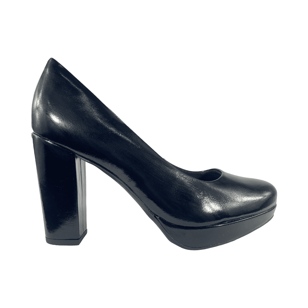Picadelly - Zapatos Formales Piccadilly Negro Charol Mujer Vu6380t - Talla 37