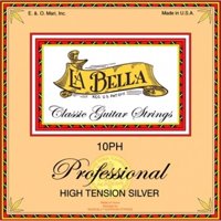 La Bella - Set Guitarra Clásica (High Tension Silver) 10Ph