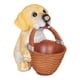 thumbnail image 2 of Caja De Almacenamiento Para Perros, Estatuilla De Resina, Adorno, Joyería, Estatua De Cachorro Con Canasto, 2 of 3