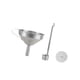 thumbnail image 1 of Embudo de vino Embudo de cocina de acero inoxidable de grado alimenticio Embudo de aceite líquido Embudo para aceite de cocina líquido Herramienta de Diámetro de la boca 53 cm, 1 of 5