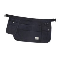 Bothyi - Delantal De Media Longitud, Cinturón De Herramientas, Riñonera, Organizador Para Jardín, Jardinería, Exterior, Negro