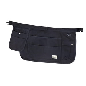 Bothyi - Delantal De Media Longitud, Cinturón De Herramientas, Riñonera, Organizador Para Jardín, Jardinería, Exterior, Negro