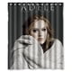 thumbnail image 1 of Cortina de ducha Adele Adkins, juego de cortinas de baño con ganchos, tamaño 60 x 72 pulgadas, 1 of 3