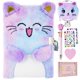 thumbnail image 1 of Diary PJDRLLC Agenda con forma de gato con candado para niñas de 6 a 8 años, 1 of 7