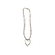 thumbnail image 4 of Collar Largo De Gamuza Animal Print Dije Corazón Boho 43 Cm, 4 of 5