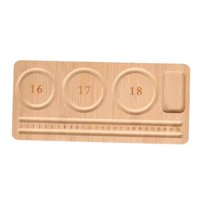 Bothyi - Tablero De Cuentas De Madera, Tablero De Cuentas Para Fabricación De Joyas, Pulsera, Tira Larga, 28,5X13Cm