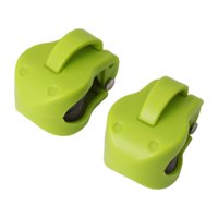 Magideal - 2 Clips De Sujeción Para Caña De Pescar, Correas De Soporte Para Caña De Pescar, Protector Portátil, Versátil Para Exteriores, Interiores Y Embarcacio Verde