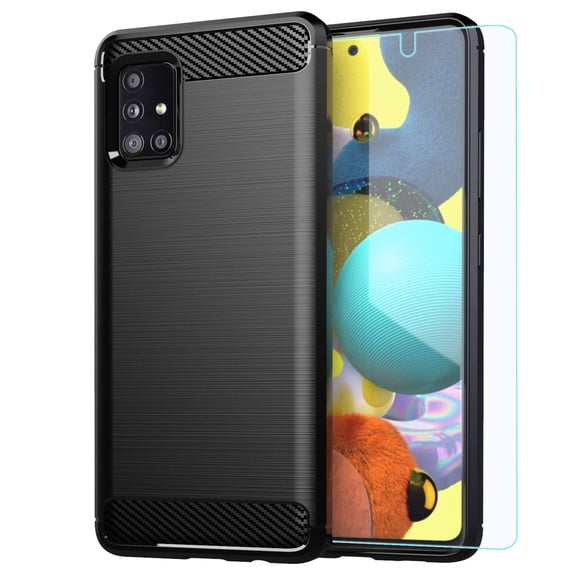 Funda para celular M MAIKEZI Samsung A51 5G negra TPU