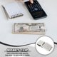 thumbnail image 4 of Uxcell 2 Pcs Clip de Dinero de Acero Inoxidable, Clip de Billetera Delgado de Metal para Hombres, Sostenedor de Dinero Cuadrado, 4 of 6