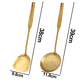 thumbnail image 2 of Juego de utensilios de cocina de acero inoxidable, 2 piezas de utensilios de cocina dorados, 2 of 5