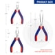 thumbnail image 2 of Juego de alicates WORKPRO Mini de 3 piezas: diagonal 10 cm, largo 13 cm, aguja 15 cm, 2 of 8