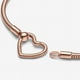 thumbnail image 4 of Pulsera Pandora Moments Cadena Serpiente Cierre Corazón Oro Rosa 7.1 Inch, 4 of 4