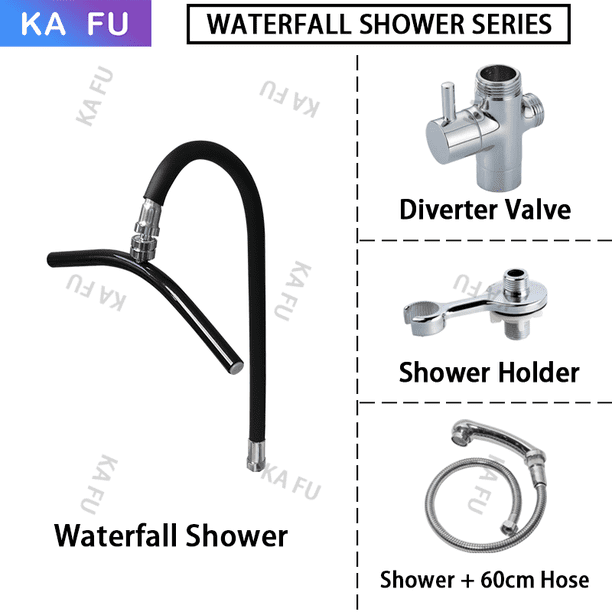 Hair Wash Head Massage Spa Therapy Bending Waterfall Shower for Shampoo Bowl Basin Hair Station Beauty Salon Supply